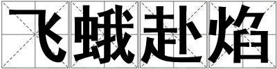 飛蛾赴焰