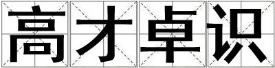 高才卓識